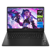 HP Omen 17.3" Traditional Laptop AMD Ryzen AI 9 16GB RAM NVIDIA GeForce RTX 5070 512GB SSD Storage Windows 11 Home 144Hz - Black